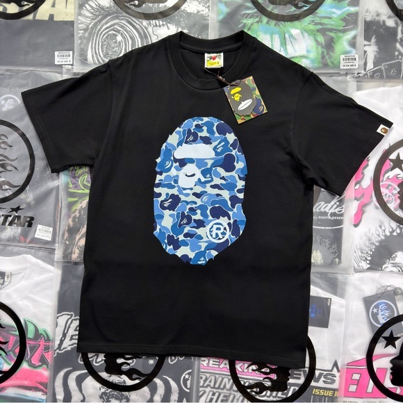 A Bathing Ape Other - BAPE ABC Camo Big Ape Head Tee ‘Black’